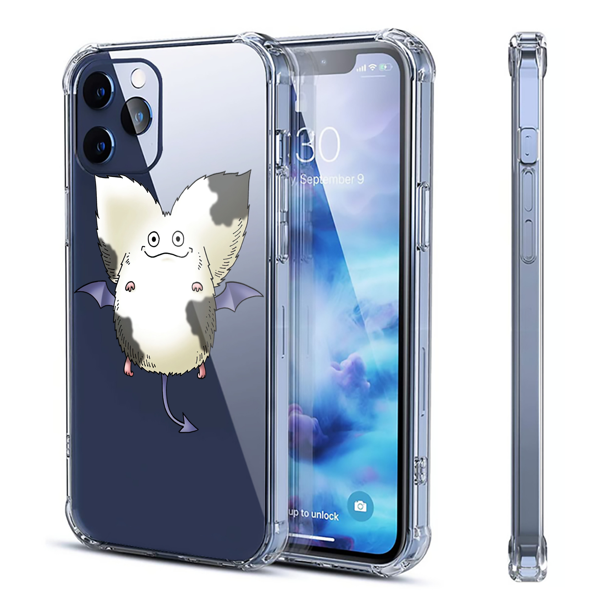 （画像用） ドラゴンクエスト Doragon Kuesuto Dragon Quest 【iPhone 12シリーズ対応】透明スマホケース（クリアソフトケース）